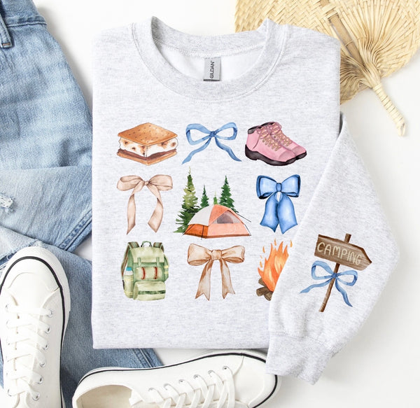 Camping Icons Sweatshirt