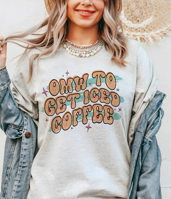 On my way to get iced coffee tee