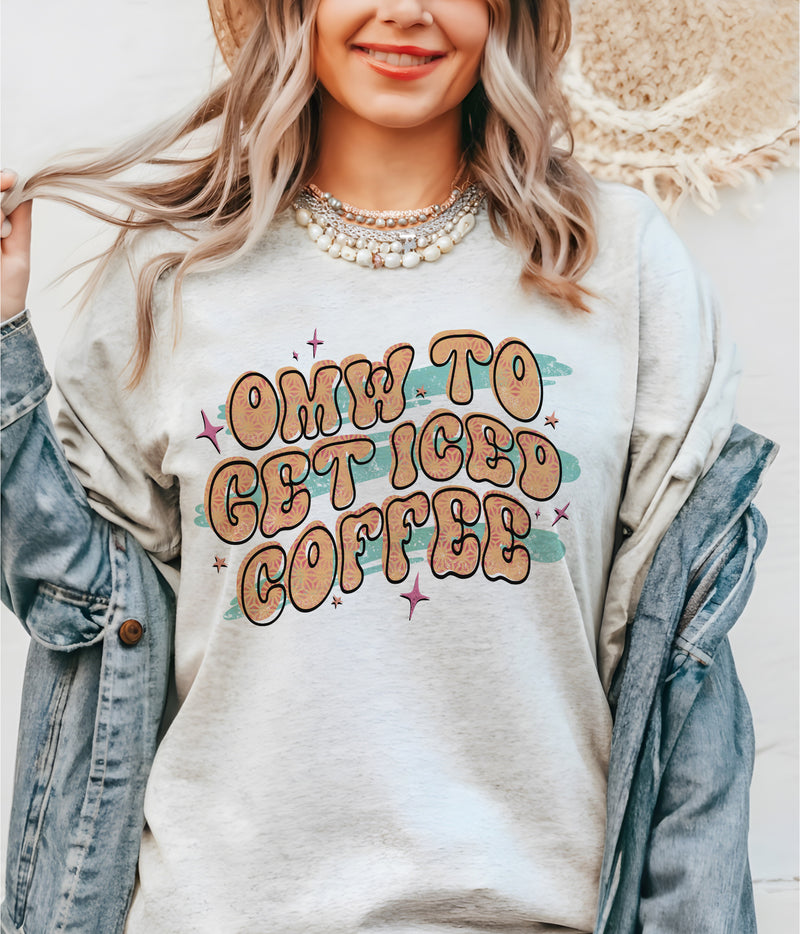 On my way to get iced coffee tee