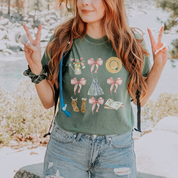 Cute Gardening Icons tee