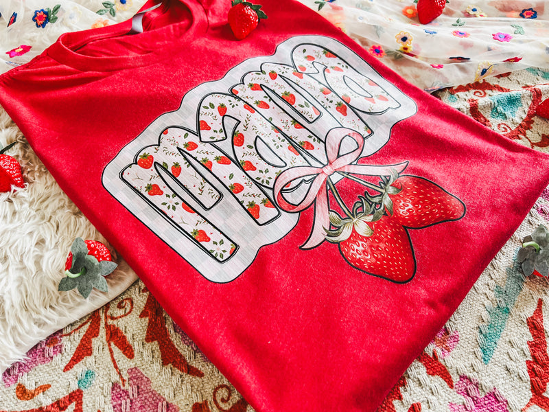Strawberry Mama tee