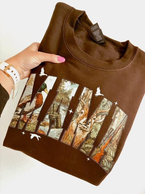 MAMA Hunting letters tee