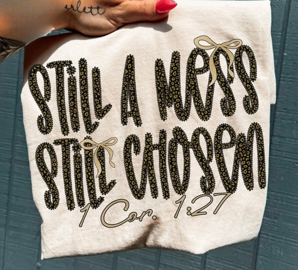 Still a mess, still chosen cream tee