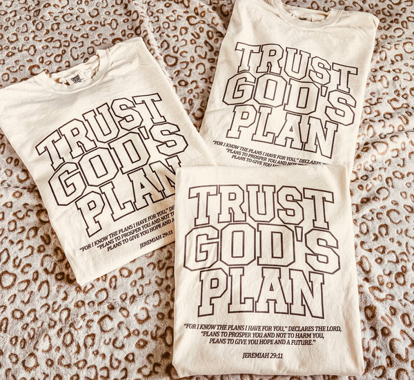 Fundraising - Trust in Gods plan tee