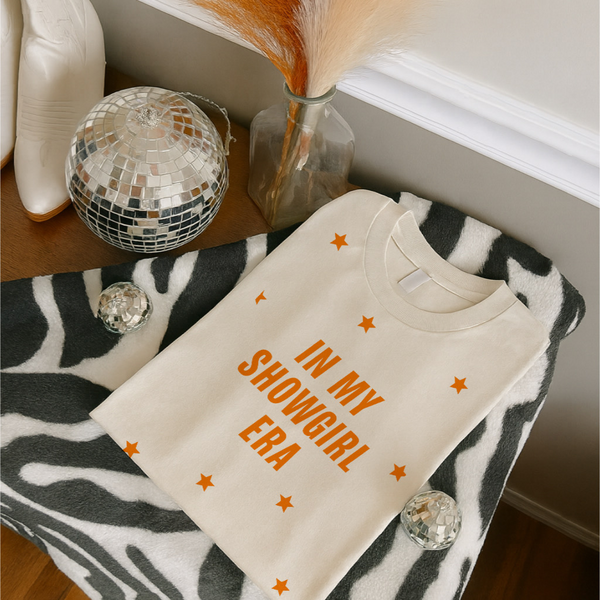 in My showgirl era tee or sweatshirt