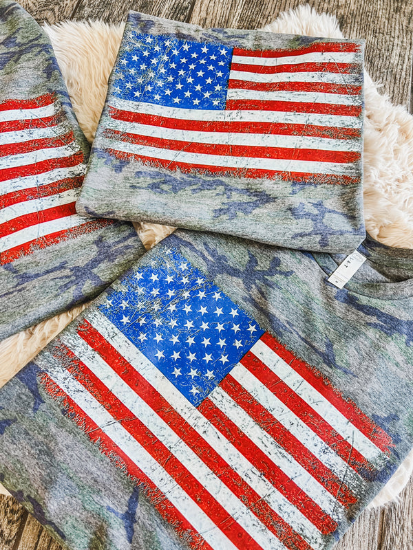Camo Flag Tee