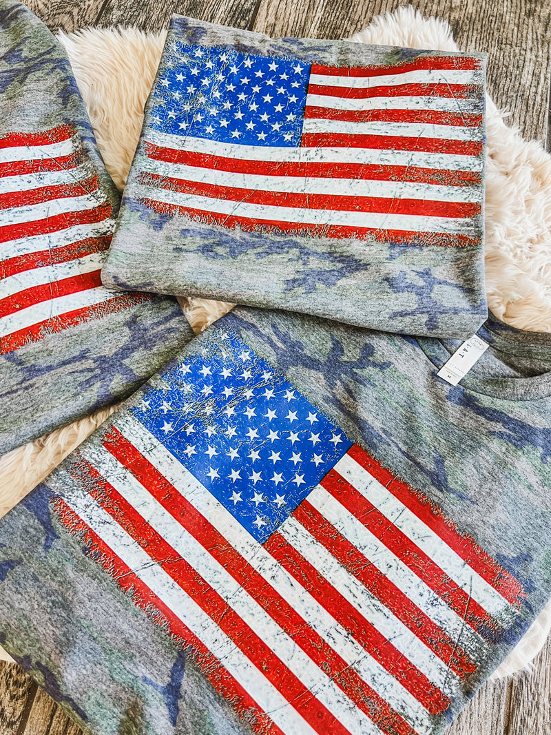 Camo Flag Tee