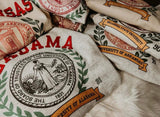 Vintage Gameday Crest sweatshirts or tees