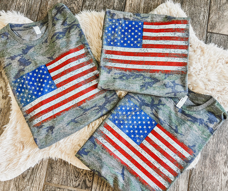 Camo Flag Tee