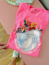 Somebody’s spoiled blue collar wife tee