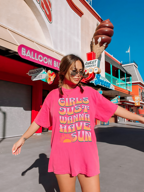 Girls just wanna have sun tee (adult and youth)
