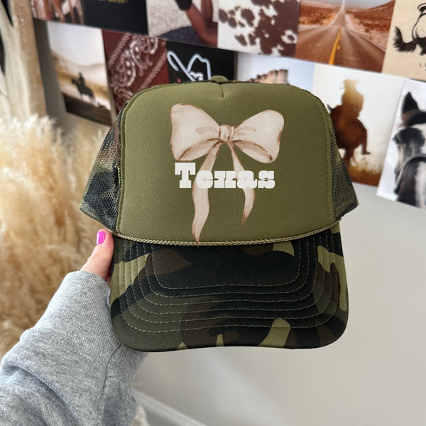 Camo - Bow Otto hat