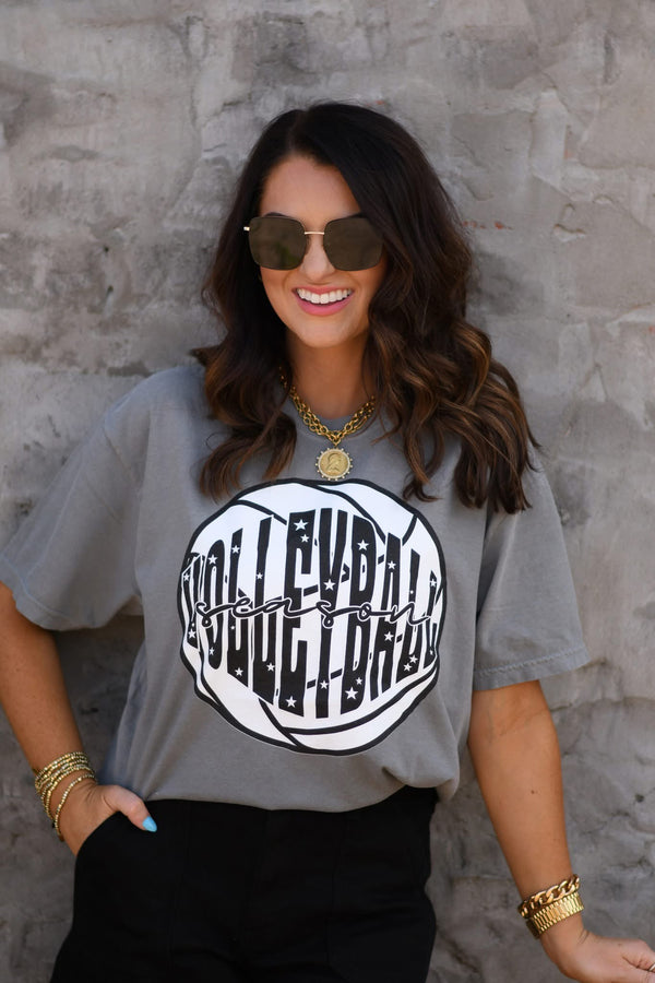 Volleyball Season comfort colors tee