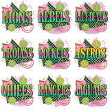 Nirvana retro mascot tees (many team options)