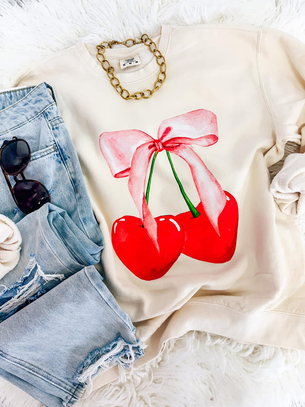 Cherry Blossom bow tee