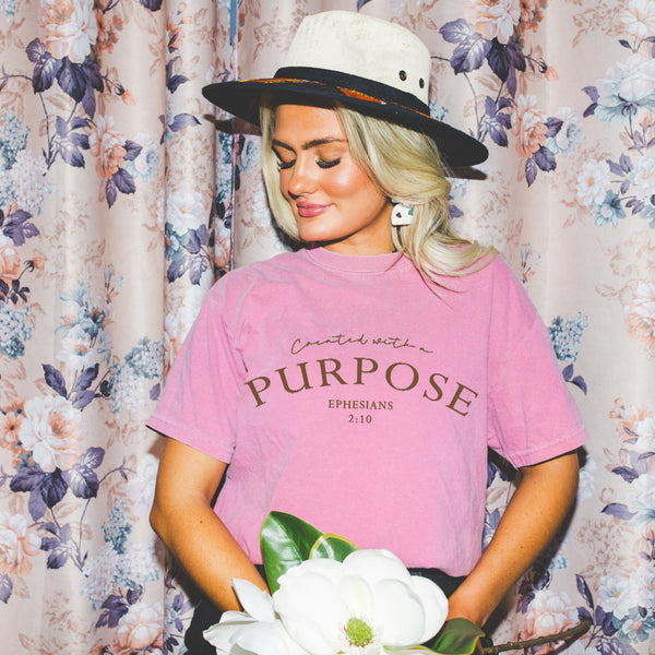 Created with a purpose tee