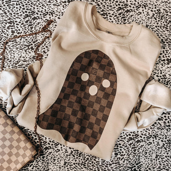 Checked Ghost Sweatshirt