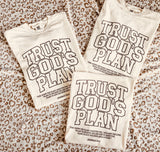 Fundraising - Trust in Gods plan tee
