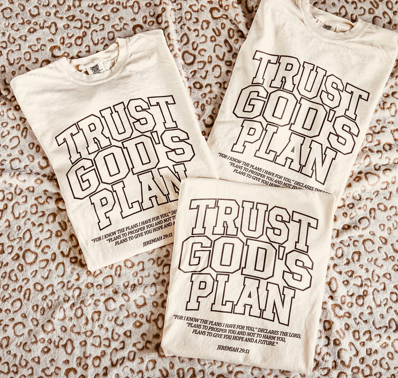 Fundraising - Trust in Gods plan tee