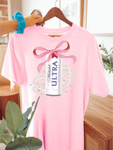 Girly chic drinks tee (multiple options)