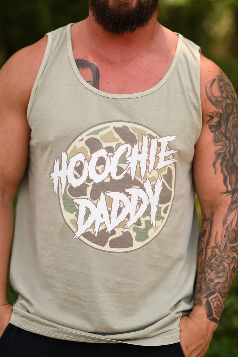 Hoochie Mama / Daddy camo comfort colors tank