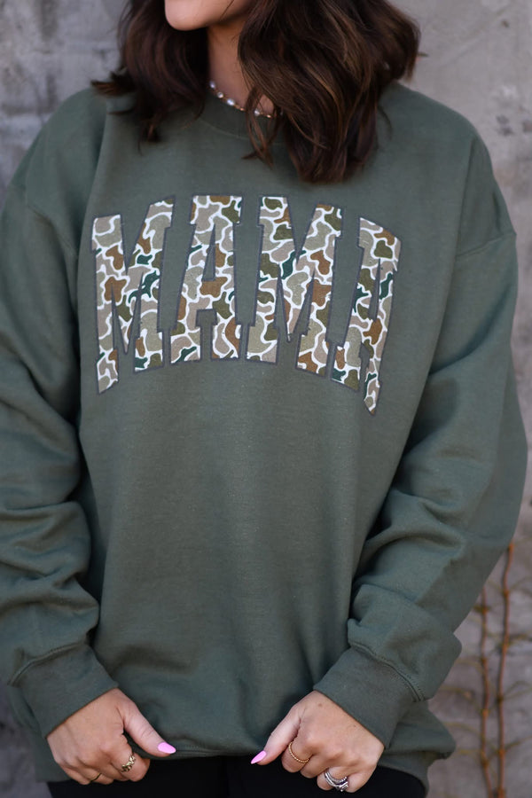 Camo Mama sweatshirt