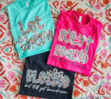 Floral let them tee