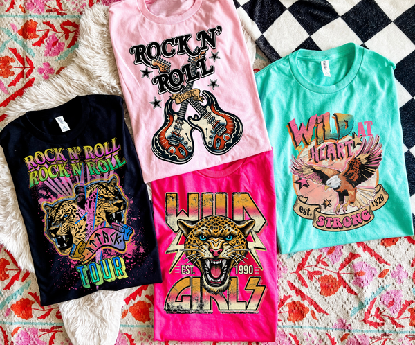 Rocker tees (4 options)