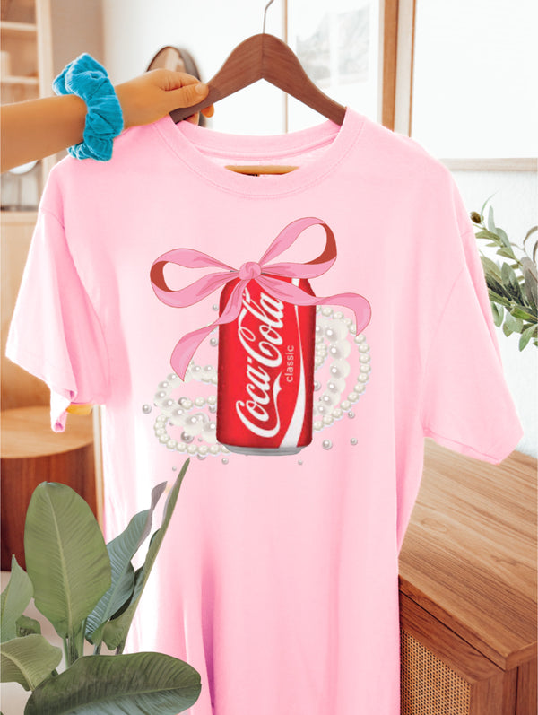 Girly chic drinks tee (multiple options)