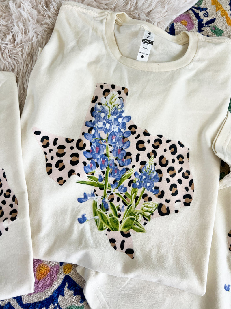 Bluebonnet Texas tee