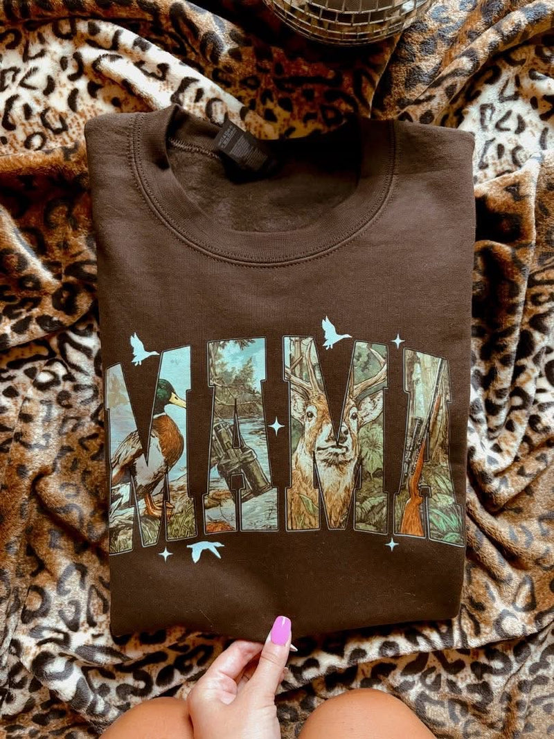 MAMA Hunting letters tee