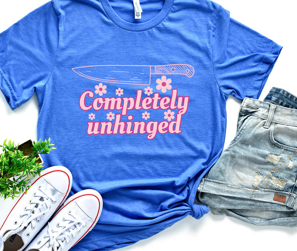 Completely unhinged tee