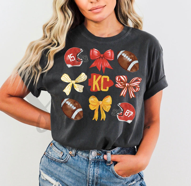 Kansas City Chiefs coquette tee