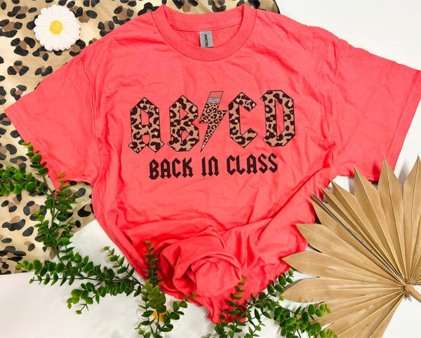 ABCD back in class AC/DC tee