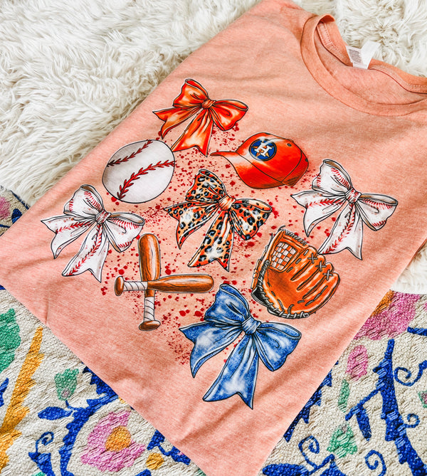 Coquette Astros design tee