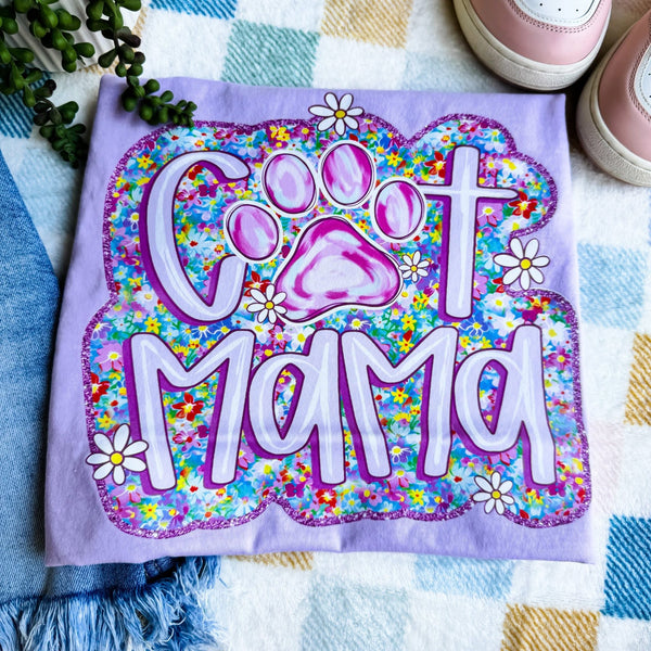 Cat mama tee
