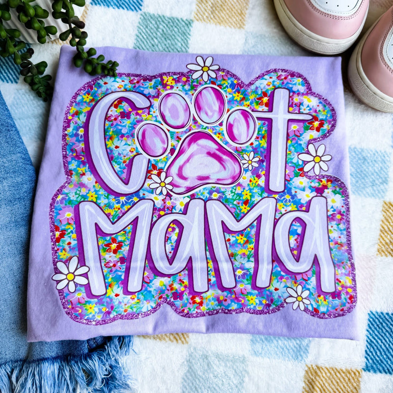 Cat mama tee