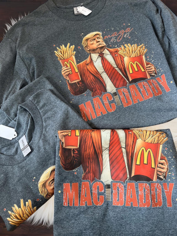 Mac Daddy Trump Charcoal tee