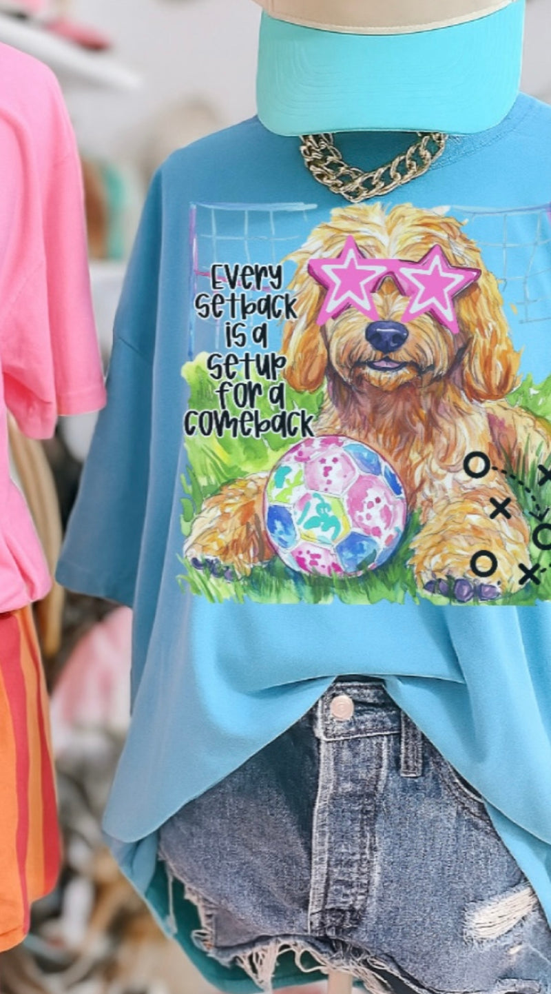 Every setback is setup for a comeback tee