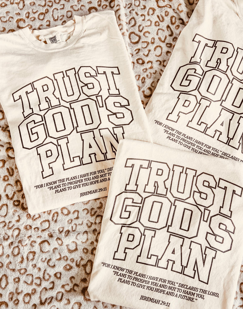 Fundraising - Trust in Gods plan tee