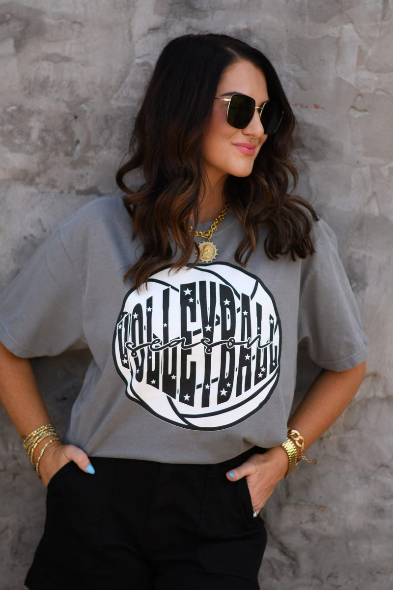 Volleyball Season comfort colors tee