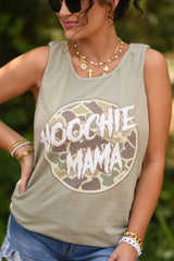 Hoochie Mama / Daddy camo comfort colors tank