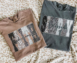 Simply blessed comfort colors pepper tee
