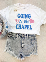 Going to the chapel - front/back tee