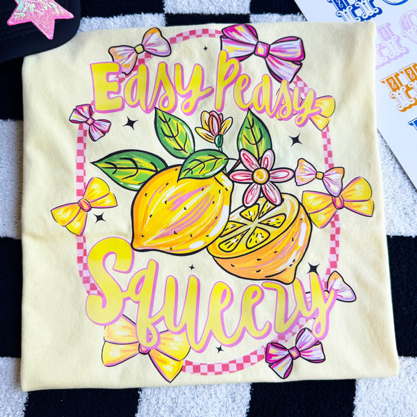 Easy peasy lemon squeezy preppy tee