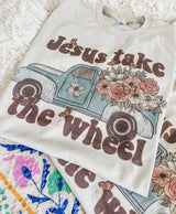 Jesus Take the Wheel tee