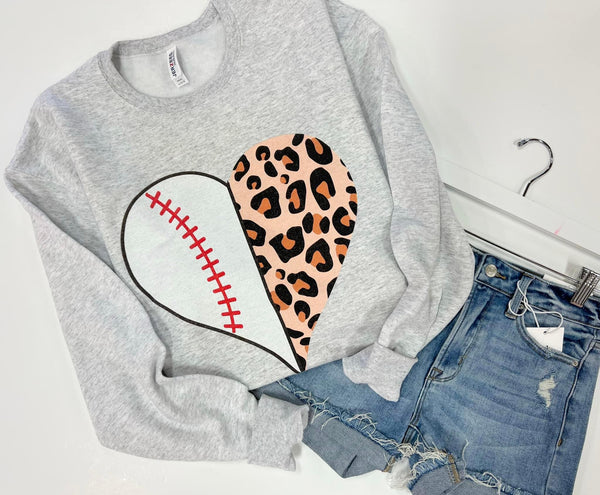 Baseball Heart sweatshirt