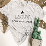 Come & Take it Barb wire ash tee