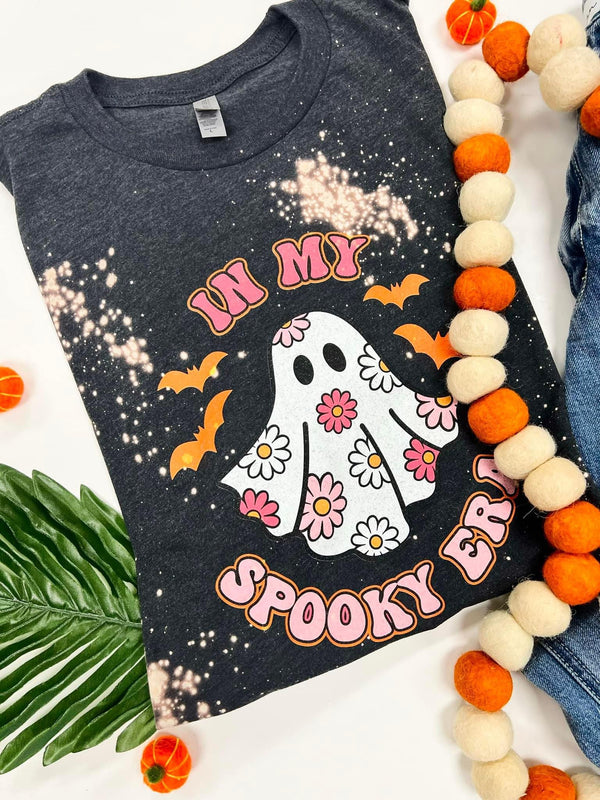 In my spooky era splatter tee