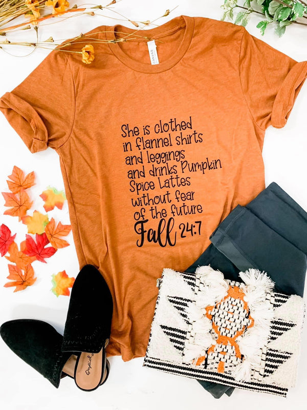 Fall 24/7 autumn tee